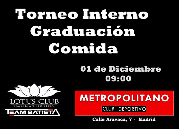 Graduación y torneo interno Brazilian Jiu Jitsu